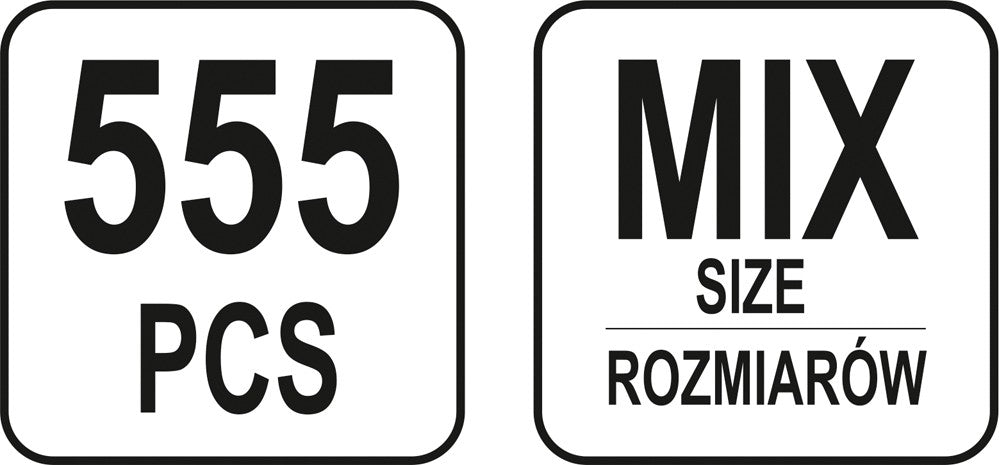 Segtukų rinkinys | 555 vnt (YT-06873)