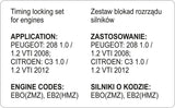Variklio fiksavimo įrankių rinkinys | Peugeot / Citroen | Benzinas 1,0 - 1,2 VTi (YT-06023)