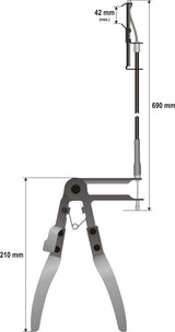 FLEXIBLE HOSE CLAMP (YT-0677)
