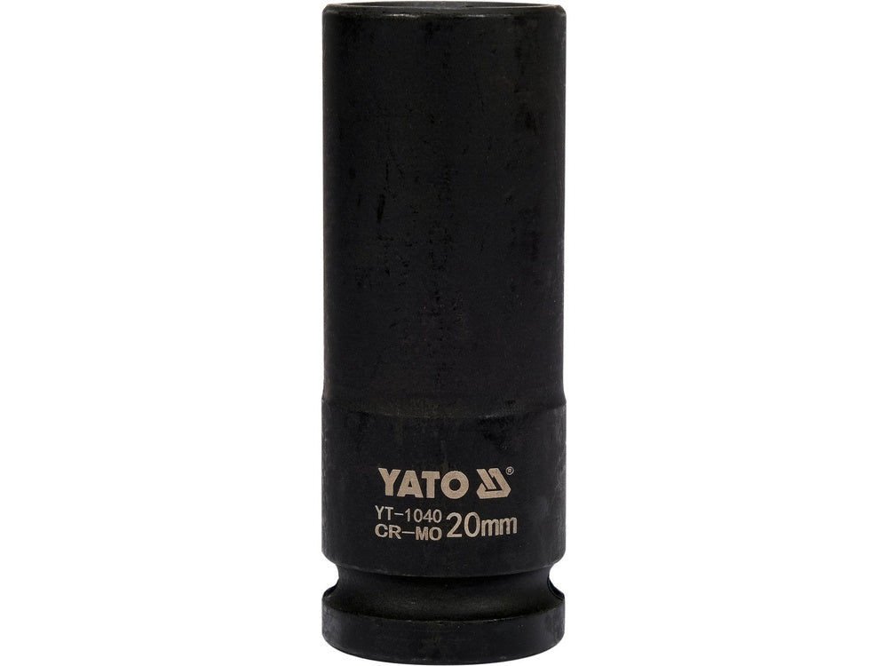 Galvutė smūginė šešiakampė ilga | 12,5 mm (1/2") | 20 mm (YT-1040)