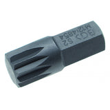 Бита | длина 30 mm | 10 mm (3/8") привод | spline (XZN) M12