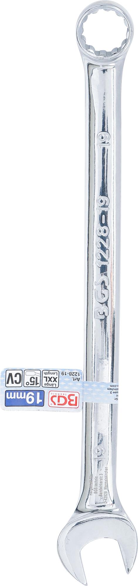 Raktas kombinuotas | ilgas tipas | 19 mm (1228-19)