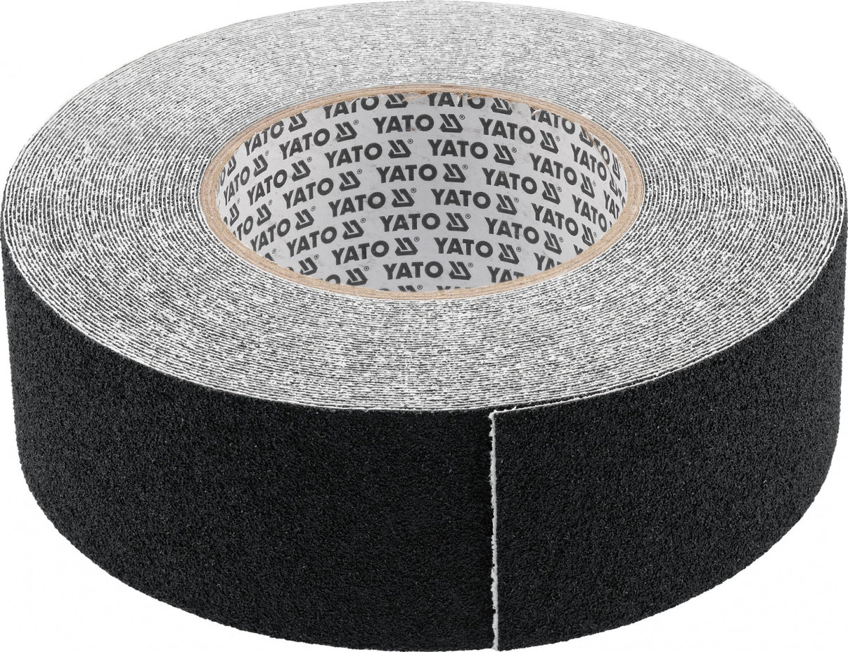 Juoda neslystanti PVC juosta laiptams ir praėjimams | 50 mm x 18 m (YT-72502)