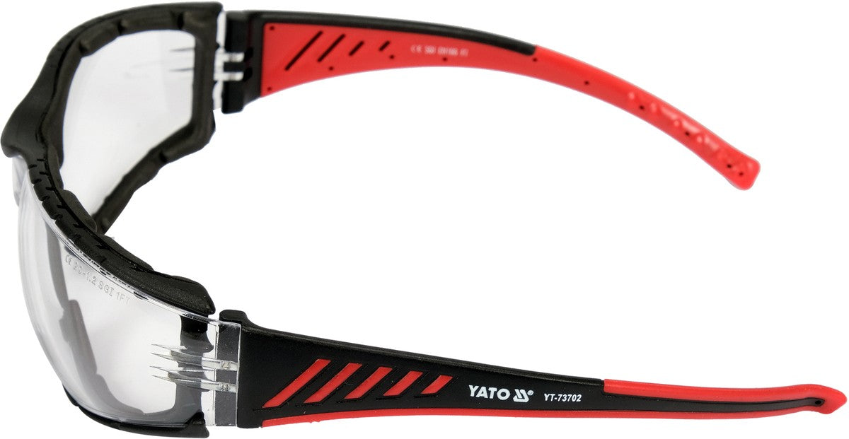 SAFETY GLASSES COMFORT+ TRANSPARENT (YT-73702)