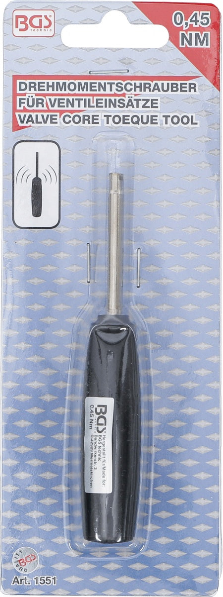 VALVE CORE TORQUE TOOL | 0.45 NM (1551)