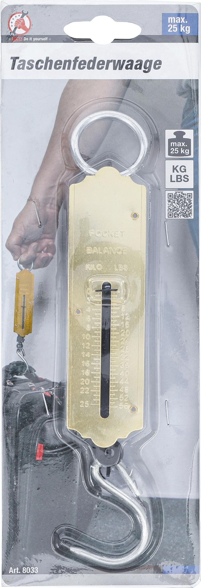 Svarstyklės spyruoklinės | maks. 25 kg (8033)