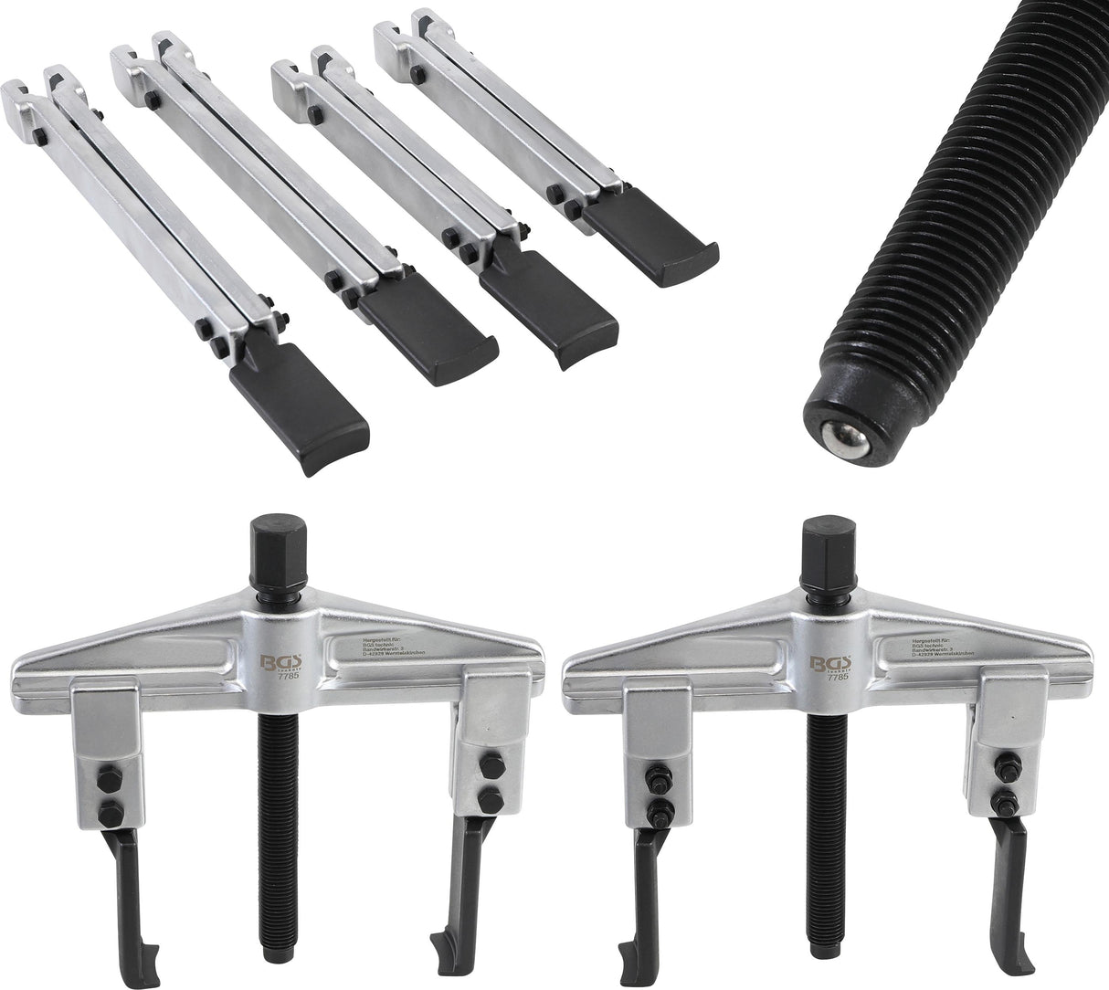 Universalių nuėmėjų rinkinys 2-kojis | 35 - 130 mm | 7 vnt. (7785)