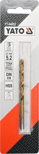Сверло по металлу HSS-TIN 5.2 mm