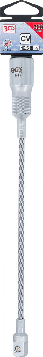 Гибкий пружинный удлинитель | внешний / внутренний квадрат 12,5 mm (1/2") | 300 mm