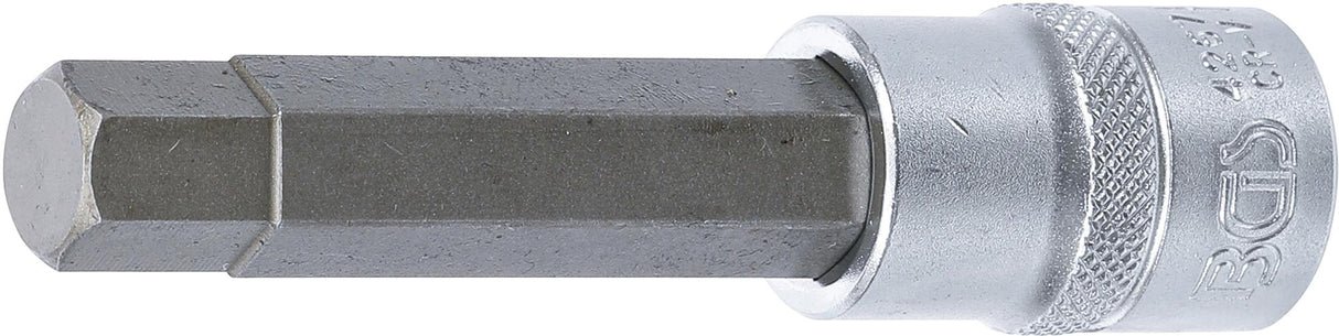 Бита запрессованная в головку | длина 100 mm | 12.5 mm (1/2") | шестигранник 13 mm
