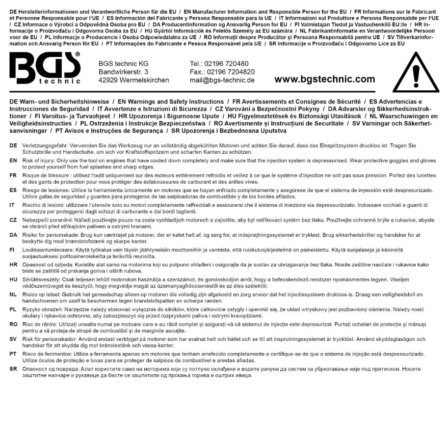 Plastikinis buteliukas iš Common Rail perpylimo rinkinio (8101-2)