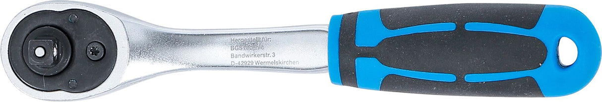 Rankena galvutėms terkšlinė | smulkūs dantukai | 6.3 mm (1/4") (630)