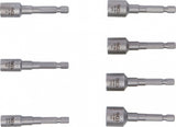 SPECIAL BIT SOCKET SET / SCREW EXTRACTORS | 6.3 MM (1/4") | 7 PCS (74562)