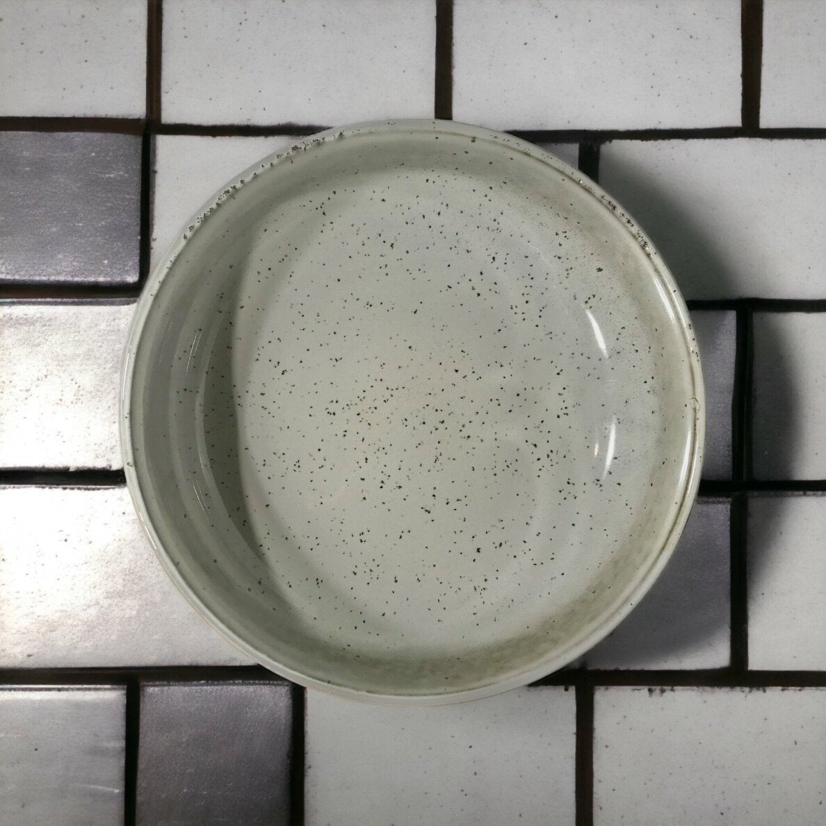 BOWL STEPP | GLOSSY | GREY | CERAMIC | Ø17.3CM | H5.5CM (69992)