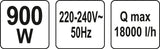 SUBMERSIBLE PUMP 900W (YT-85333)