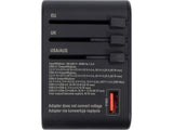 Путешествующий адаптер | универсальный | более 150 стран / USB-C PD 65W