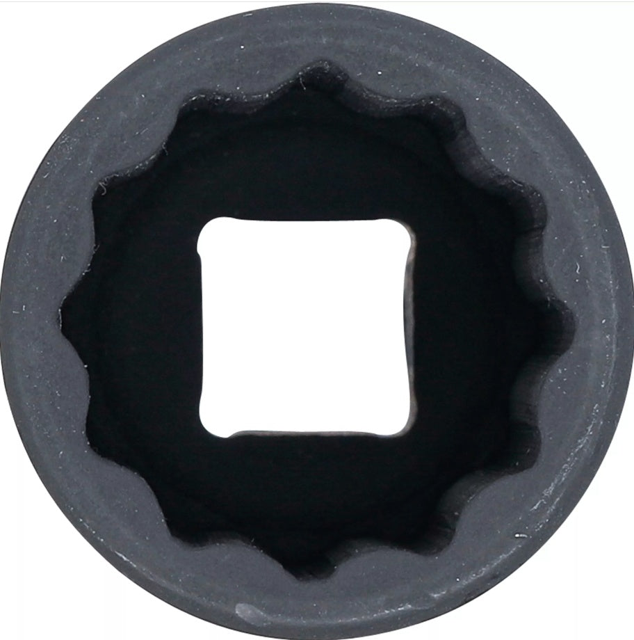 Galvutė ilga smūginė plonasienė 12 kampų | 12,5 mm (1/2") | 27 mm (5336)