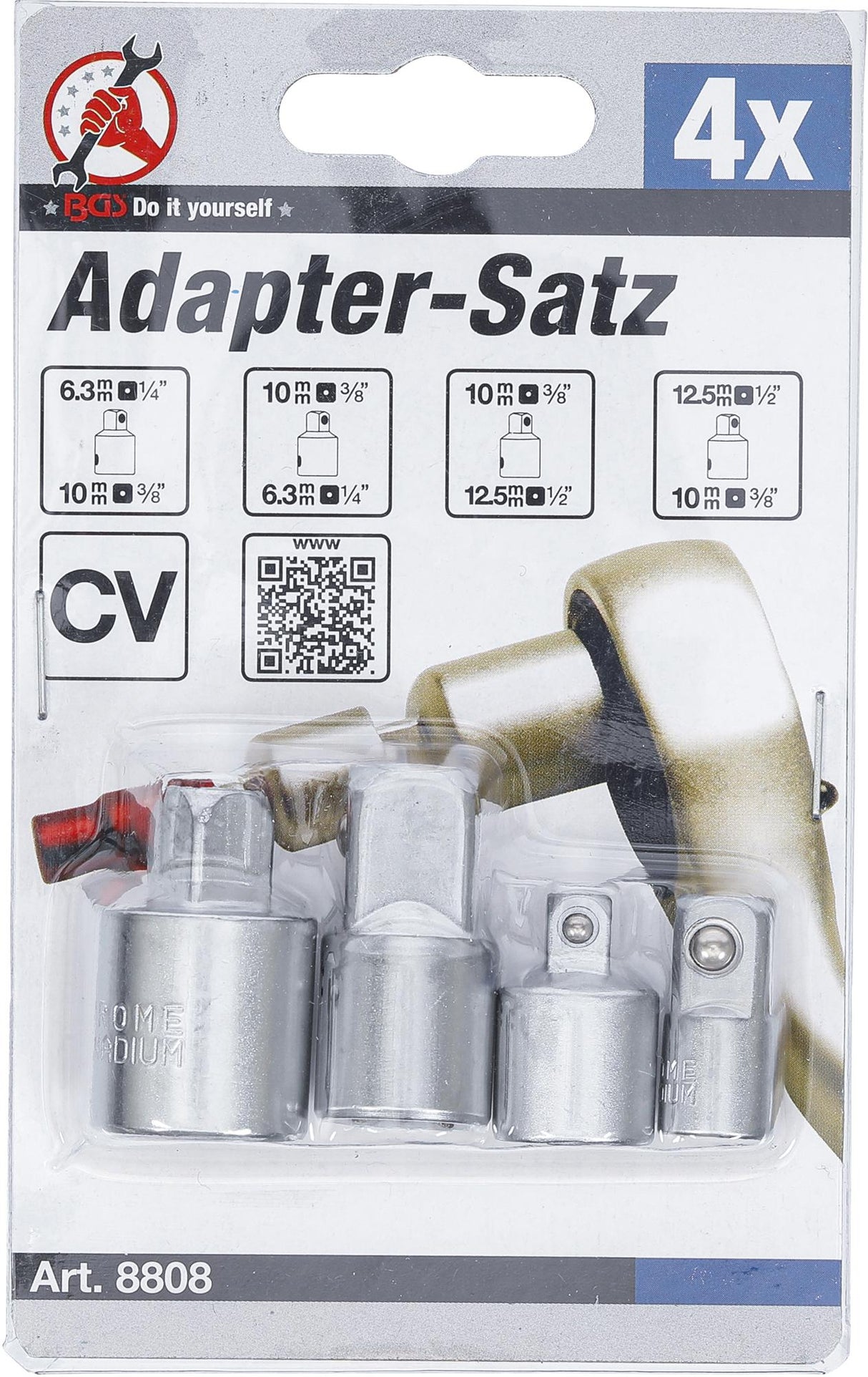 ADAPTOR SET | 4 PCS. (8808)