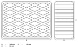 RUBBER PAD | FOR AUTO LIFTS | 160 X 120 X 60 MM (7038)