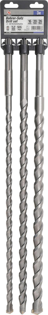 SDS DRILL BIT SET | SDS MAX SHAFT | 16 / 20 / 26 MM | 3 PCS. (2006)