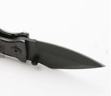 BENT KNIFE | ALUMINIUM HANDLE WITH BLACK FINISH | 15.5 CM (FK6B)