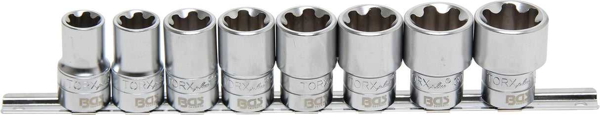 Набор головок T-Star Plus (Torx Plus) | 12.5 mm (1/2") | 18EP - 32EP | 8 шт.