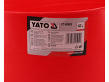 Elastinis plastikinis indas / tara | raudonas | 42 l (YT-86880)