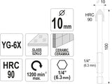 Grąžtas stiklui ir keramikai | 6.3 mm (1/4") galu | 10 mm (21705)