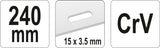 Клещи по металлу | для вырезания отверстий 15 x 3,5 mm | 240 mm