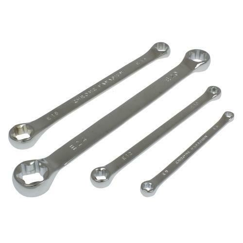 Raktų rinkinys E tipo (torx) žiedo galvutėmis | E6xE8 - E20xE24 | 4 vnt. (A39414)