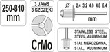Kniediklis | Armonika | 2,4/3.2/4.0/4.8/6.4 mm (YT-36060)