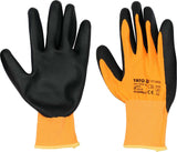 SAFETY GLOVES TOUCHSCREEN FINGERS NITRILE S. 9 (YT-74755)