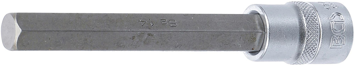 Бита запрессованная в головку | длина 140 mm | 12,5 mm (1/2") | шестигранник 14 mm