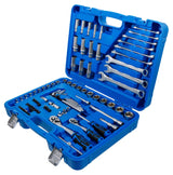 Įrankių rinkinys su raktais | 6.3 mm (1/4") / 10 mm (3/8") | 92 vnt (74701)