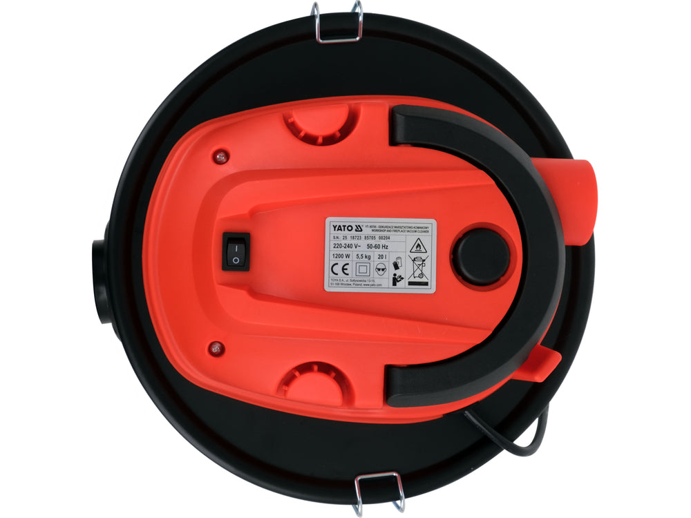 Пылесос для влажной/сухой/зольной уборки 1200 W 20 l