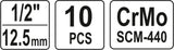 IMPACT SOCKET SET 10PCS (YT-1025)