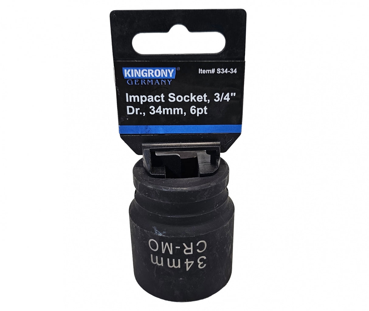 Ударная шестигранная головка | 20 mm (3/4") | 34 mm