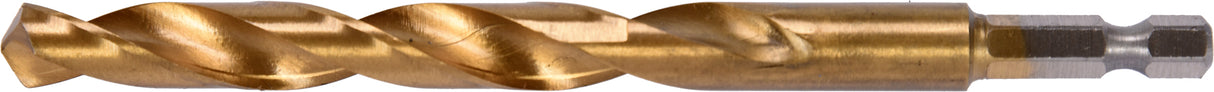 Grąžtas metalui su Hex 6.3 mm (1/4") galu HSS-TiN | 10.0 mm (YT-44772)