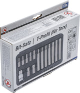 Antgalių rinkinys | trumpas / ilgas | 10 mm (3/8") storio | T-Star (Torx) | 15 vnt. (5040)