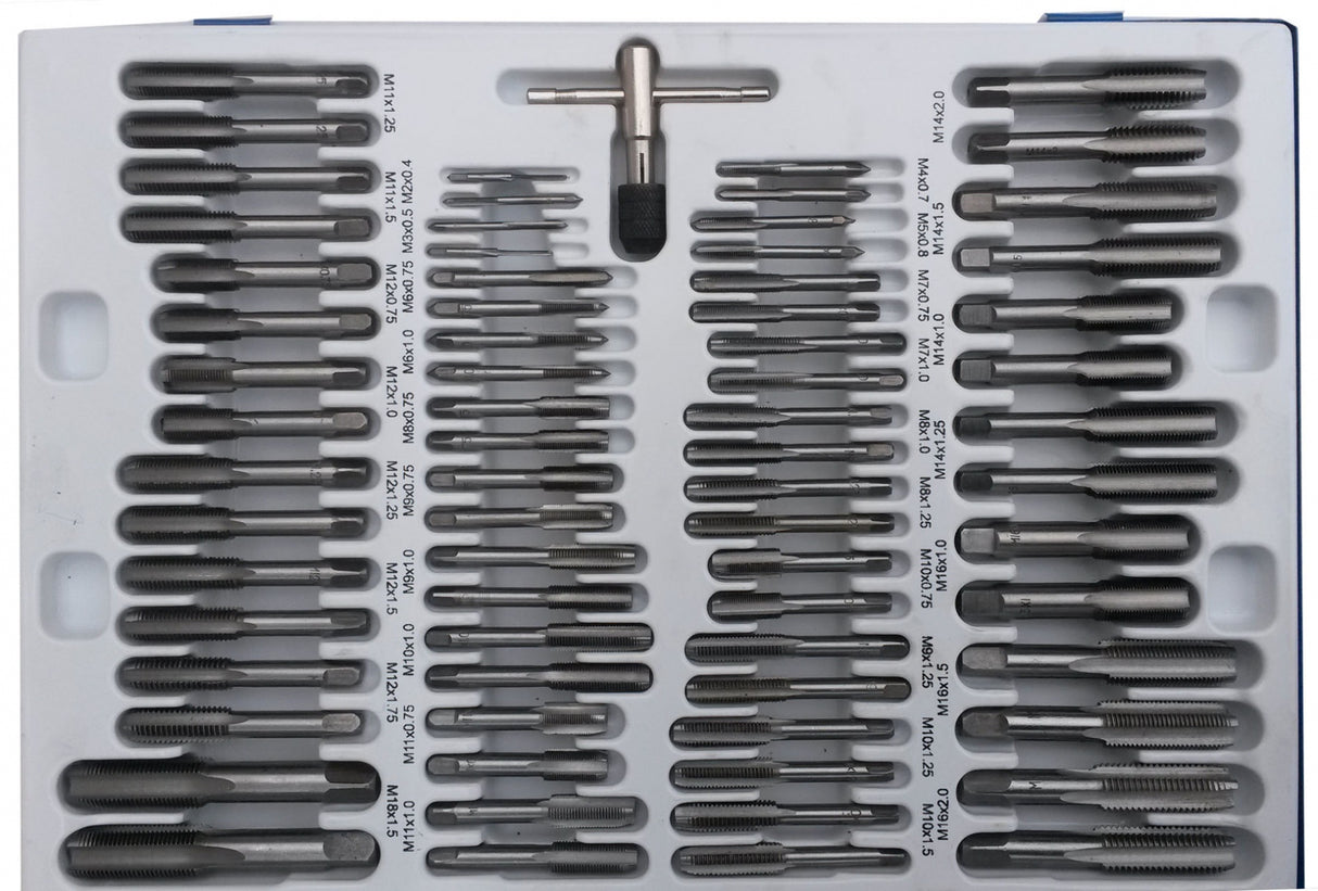 TAP AND DIE SET | M2 - M18 | 110 PCS. (ES-68110)