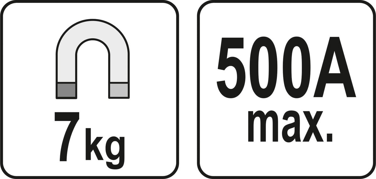 Магнитное заземление / клемма массы | 7 kg | 500A