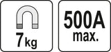 Магнитное заземление / клемма массы | 7 kg | 500A
