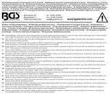 L tipo raktų rinkinys | labai ilgi + labai trumpi | T-Star (Torx) T10 - T50 | 9 vnt. (9375)