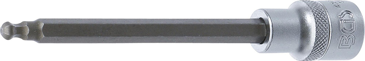 Antgalis įpresuotas į galvutę | ilgis 140 mm | 12,5 mm (1/2") | šešiakampis su šarnyru 6 mm (4258-6)