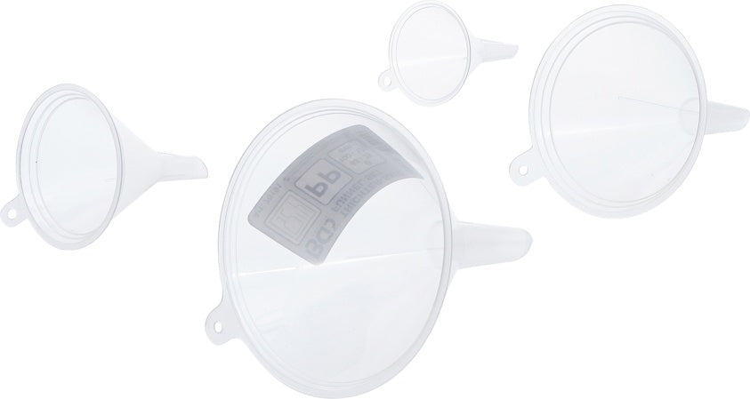 FUNNEL SET | FOOD SAFE | Ø 55 - 125 MM | 4 PCS. (70191)