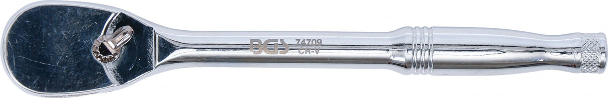 Terkšlinis raktas su perjungimu | 6.3 mm (1/4") | CrV | smulkūs dantukai (74709)
