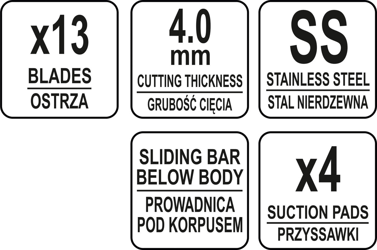 Pomidorų pjaustymo mašinėlė 4.0 mm (YG-03410)