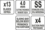 Pomidorų pjaustymo mašinėlė 4.0 mm (YG-03410)
