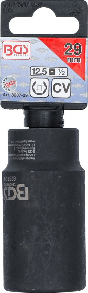 Головка для дизельных форсунок | с вырезом | 29 mm