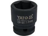 IMPACT SOCKET 1/2"X23MM (YT-1013)